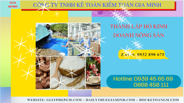 Thành lập hộ kinh doanh nông sản tại kon tum 7 Hồ sơ thành lập hộ kinh doanh nông sản tại Kon Tum