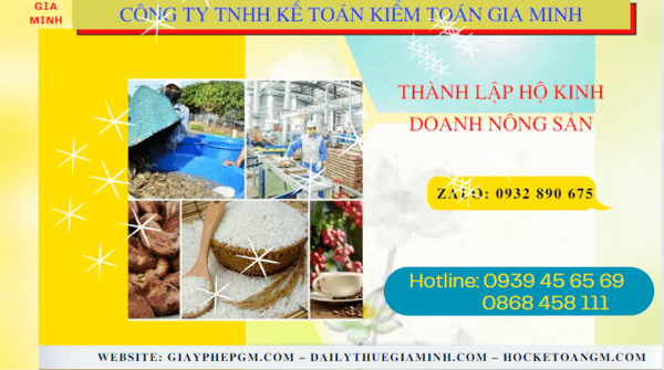 Thành lập hộ kinh doanh nông sản tại Lâm Đồng 7 Hồ sơ thành lập hộ kinh doanh nông sản tại Lâm Đồng