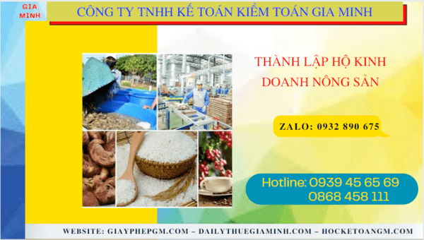 Thành lập hộ kinh doanh nông sản tại long an 7 Hồ sơ thành lập hộ kinh doanh nông sản tại Long An