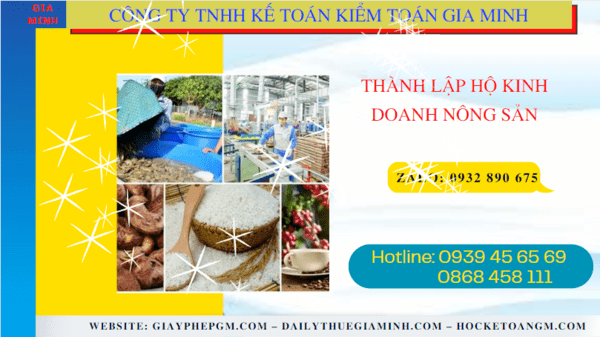 Thành lập hộ kinh doanh nông sản tại Phú Yên 7 Hồ sơ thành lập hộ kinh doanh nông sản tại Phú Yên