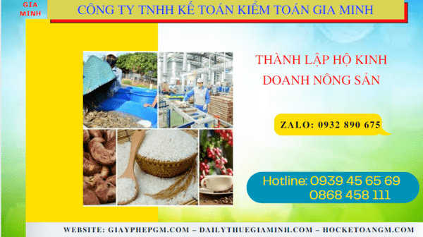 Thành lập hộ kinh doanh nông sản tại sóc trăng 7 Hồ sơ thành lập hộ kinh doanh nông sản tại Sóc Trăng