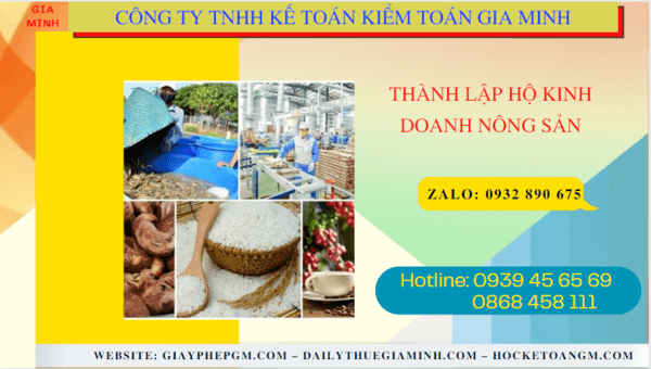 Thành lập hộ kinh doanh nông sản tại Thành phố Đà Nẵng 7 Hồ sơ thành lập hộ kinh doanh nông sản tại Thành Phố Đà Nẵng