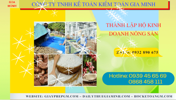 Thành lập hộ kinh doanh nông sản tại thành phố hải phòng 7 Hồ sơ thành lập hộ kinh doanh nông sản tại Thành Phố Hải Phòng