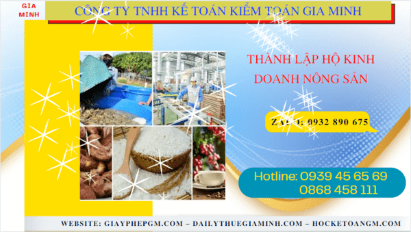 Hồ sơ thành lập hộ kinh doanh nông sản tại TP Đà Nẵng