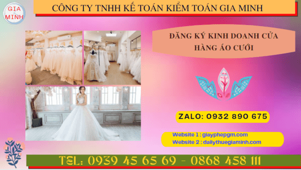ĐĂNG KÝ KINH DOANH CỬA HÀNG ÁO CƯỚI TẠI BẮC KẠN 4 Kinh nghiệm mở cửa hàng kinh doanh áo cưới năm 2024 ở Bắc Kạn