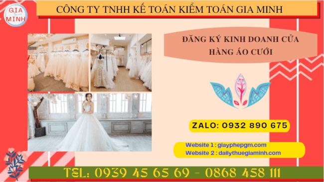 Đăng ký kinh doanh cửa hàng áo cưới tại Bình Thuận 4 Kinh nghiệm mở cửa hàng kinh doanh áo cưới năm 2022 ở Bình Thuận