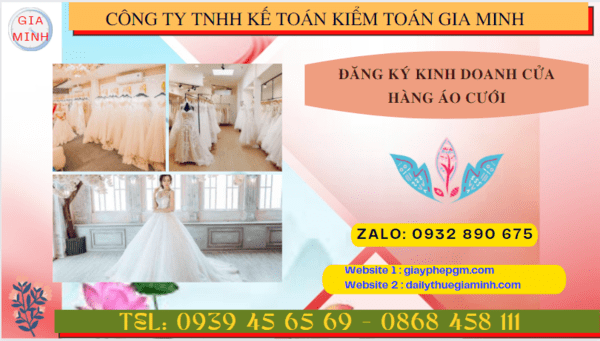 Đăng ký kinh doanh cửa hàng áo cưới tại Đắk Lắk 4 Kinh nghiệm mở cửa hàng kinh doanh áo cưới năm 2022 ở Đắk Lắk