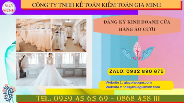 Đăng ký kinh doanh cửa hàng áo cưới tại Hải Dương 4 Kinh nghiệm mở cửa hàng kinh doanh áo cưới năm 2022 ở Hải Dương