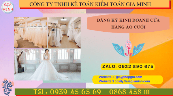 Đăng ký kinh doanh mở cửa hàng áo cưới tại Kiên Giang 4 Kinh nghiệm mở cửa hàng kinh doanh áo cưới năm 2024 ở Kiên Giang