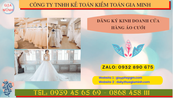 Thủ tục mở cửa hàng áo cưới tại Thành Phố Hưng Yên 4 Thủ tục mở cửa hàng áo cưới tại thành phố hưng yên