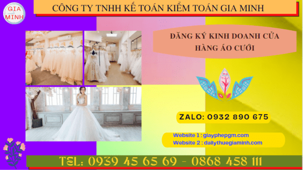 ĐĂNG KÝ KINH DOANH CỬA HÀNG ÁO CƯỚI TẠI THỪA THIÊN HUẾ 4 Kinh nghiệm mở cửa hàng kinh doanh áo cưới năm 2024 ở Thừa Thiên Huế