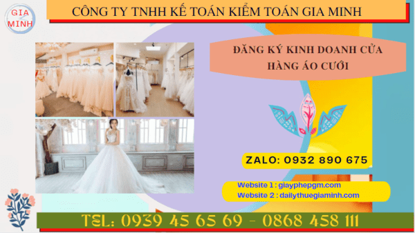 Đăng ký kinh doanh cửa hàng áo cưới tại TT Huế 4 Kinh nghiệm mở cửa hàng kinh doanh áo cưới năm 2024 ở Thừa Thiên Huế