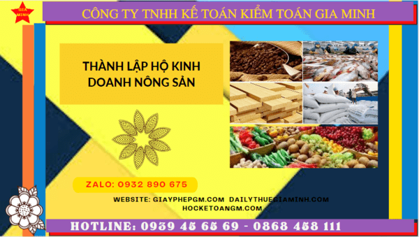 Thành lập hộ kinh doanh nông sản tại An Giang 6 Quy trình thành lập hộ kinh doanh nông sản tại An Giang