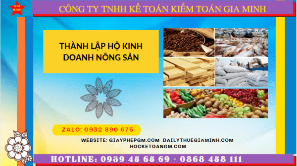 Quy trình thành lập hộ kinh doanh nông sản tại Bà Rịa Vũng Tàu