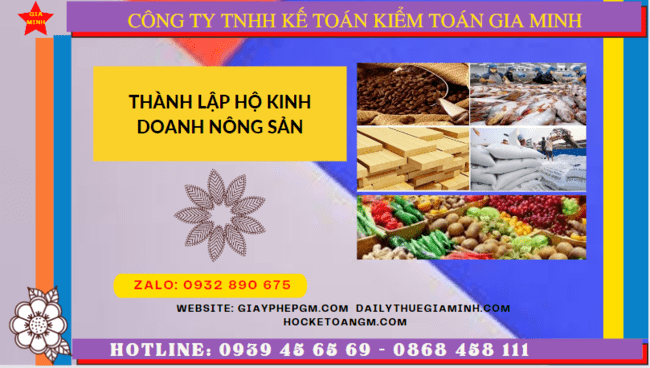 Thành lập hộ kinh doanh nông sản tại đắk nông 12 Quy trình thành lập hộ kinh doanh nông sản tại Đắk Nông