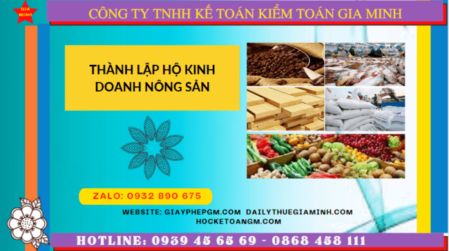 Thành lập hộ kinh doanh nông sản tại Đồng Nai 12 Quy trình thành lập hộ kinh doanh nông sản tại Đồng Nai