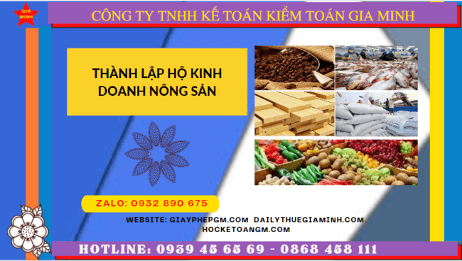 Thành lập hộ kinh doanh nông sản tại đồng tháp 12 Quy trình thành lập hộ kinh doanh nông sản tại Đồng Tháp