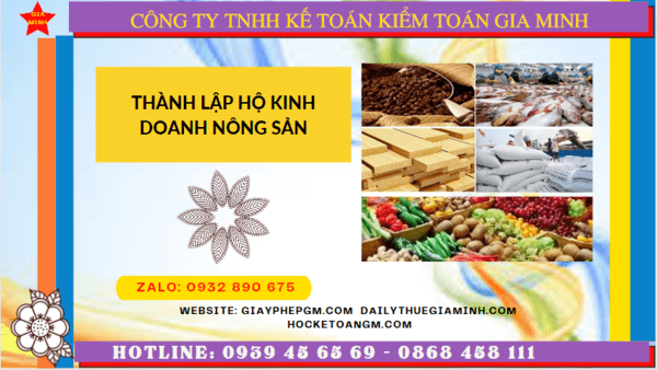 Thành lập hộ kinh doanh nông sản tại gia lai 12 Quy trình thành lập hộ kinh doanh nông sản tại Gia Lai
