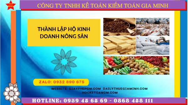 Thành lập hộ kinh doanh nông sản tại hậu giang 12 Quy trình thành lập hộ kinh doanh nông sản tại Hậu Giang
