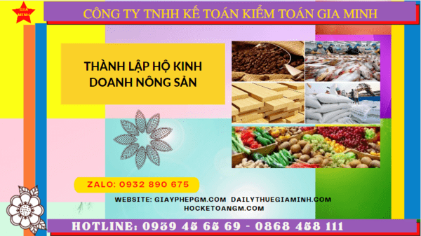 Thành lập hộ kinh doanh nông sản tại kiên giang 12 Quy trình thành lập hộ kinh doanh nông sản tại Kiên Giang