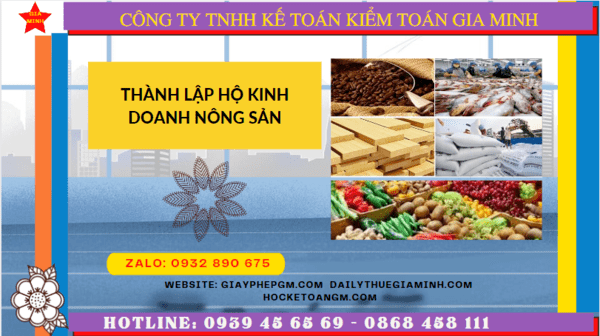 Thành lập hộ kinh doanh nông sản tại Lâm Đồng 12 Quy trình thành lập hộ kinh doanh nông sản tại Lâm Đồng
