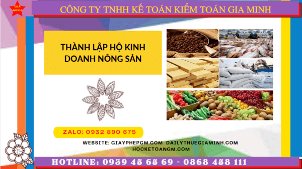 Thành lập hộ kinh doanh nông sản tại Phú Yên 12 Quy trình thành lập hộ kinh doanh nông sản tại Phú Yên