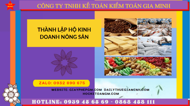 Thành lập hộ kinh doanh nông sản tại Quảng Nam 12 Quy trình thành lập hộ kinh doanh nông sản tại Quảng Nam