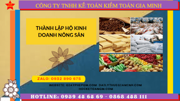 Thành lập hộ kinh doanh nông sản tại Quảng Ngãi 12 Quy trình thành lập hộ kinh doanh nông sản tại Quảng Ngãi