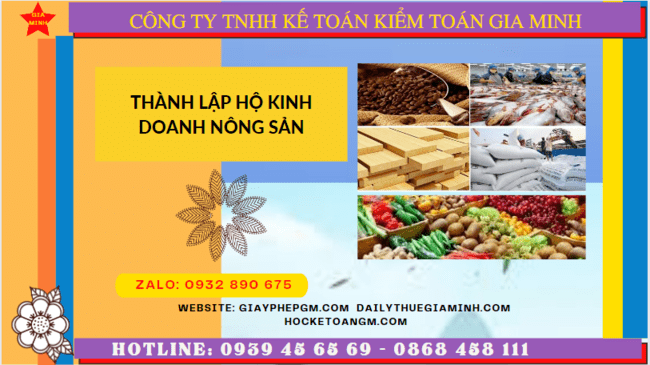 Thành lập hộ kinh doanh nông sản tại Quảng Trị 12 Quy trình thành lập hộ kinh doanh nông sản tại Quảng Trị