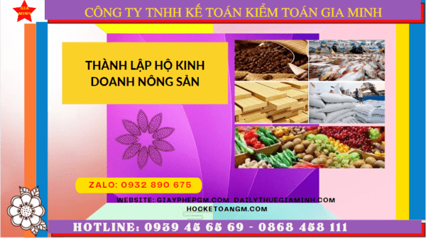 Thành lập hộ kinh doanh nông sản tại sóc trăng 12 Quy trình thành lập hộ kinh doanh nông sản tại Sóc Trăng