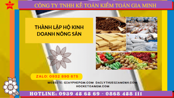 Quy trình thành lập hộ kinh doanh nông sản tại Thành Phố Cần Thơ