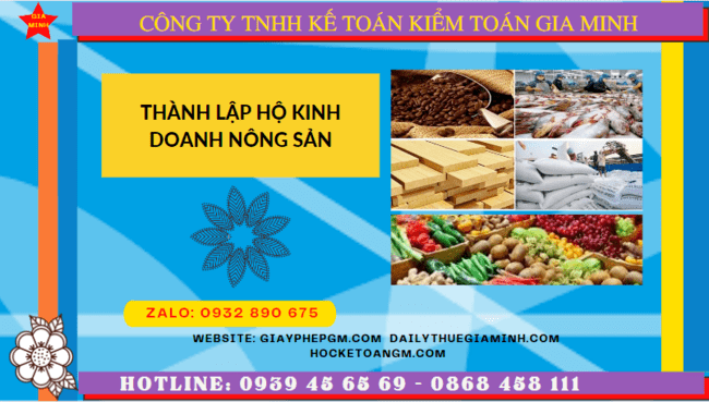 Quy trình thành lập hộ kinh doanh nông sản tại Thành Phố Hà Nội