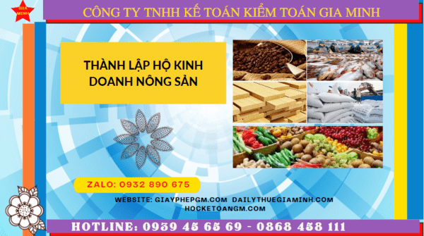 Thành lập hộ kinh doanh nông sản tại thành phố hải phòng 12 Quy trình thành lập hộ kinh doanh nông sản tại Thành Phố Hải Phòng