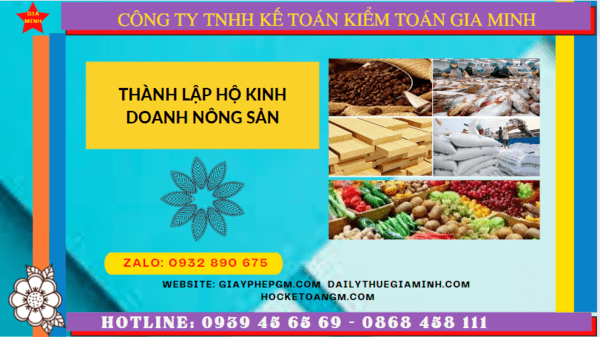 Thành lập hộ kinh doanh nông sản tại tiền giang 12 Quy trình thành lập hộ kinh doanh nông sản tại Tiền Giang