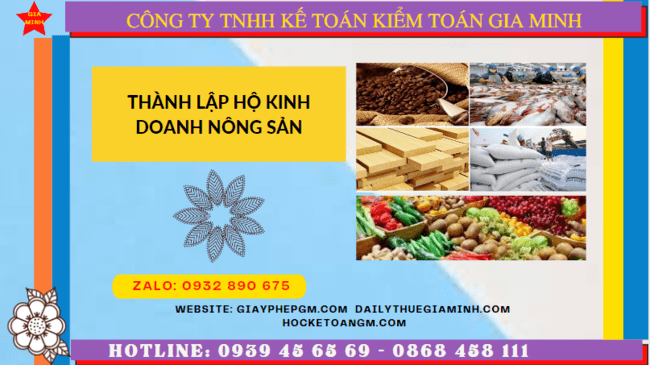 Quy trình thành lập hộ kinh doanh nông sản tại TP Đà Nẵng