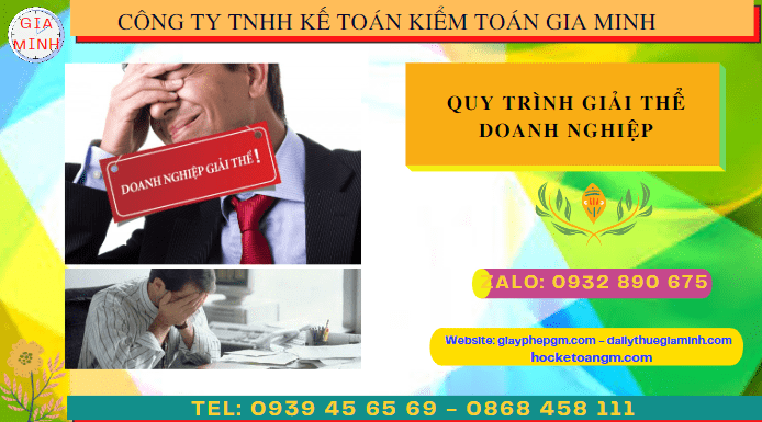 Quy trình giải thể doanh nghiệp tại Vũng Tàu 6 Quy trình thực hiện giải thể doanh nghiệp tại Vũng Tàu