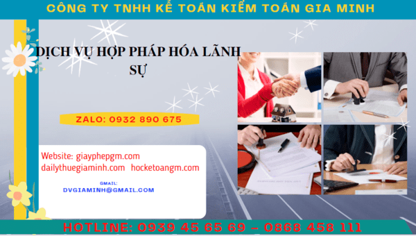 Dịch vụ hợp pháp hóa lãnh sự 1 Thủ tục chứng nhận lãnh sự