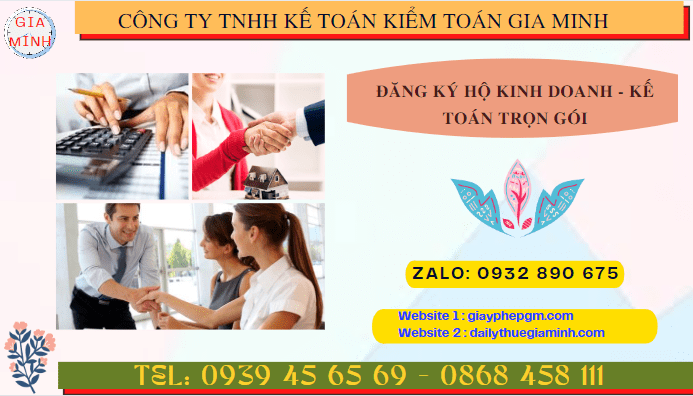 ĐĂNG KÝ HỘ KINH DOANH BẮC NINH - KẾ TOÁN TRỌN GÓI BẮC NINH 6 Thủ tục đăng ký kinh doanh hộ kinh doanh tại Bắc Ninh