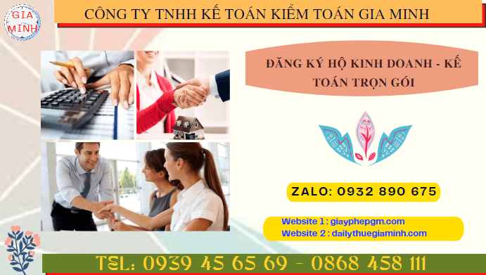 ĐĂNG KÝ HỘ KINH DOANH BẾN TRE - KẾ TOÁN TRỌN GÓI BẾN TRE 8 Thủ tục đăng ký kinh doanh hộ kinh doanh tại Bến Tre