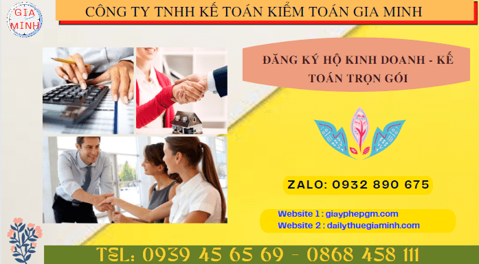 ĐĂNG KÝ HỘ KINH DOANH BÌNH ĐỊNH - KẾ TOÁN TRỌN GÓI BÌNH ĐỊNH 6 Thủ tục đăng ký kinh doanh hộ kinh doanh tại Bình Định