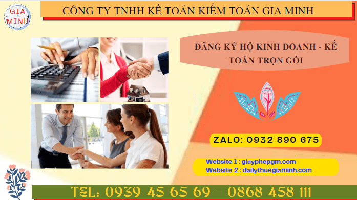 ĐĂNG KÝ HỘ KINH DOANH HÀ TĨNH - KẾ TOÁN TRỌN GÓI HÀ TĨNH 6 Thủ tục đăng ký kinh doanh hộ kinh doanh tại Hà Tĩnh