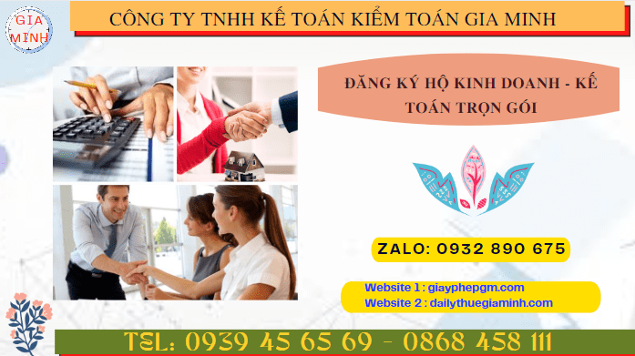 ĐĂNG KÝ HỘ KINH DOANH VĨNH LONG - KẾ TOÁN TRỌN GÓI VĨNH LONG 6 Thủ tục đăng ký kinh doanh hộ kinh doanh tại Vĩnh Long