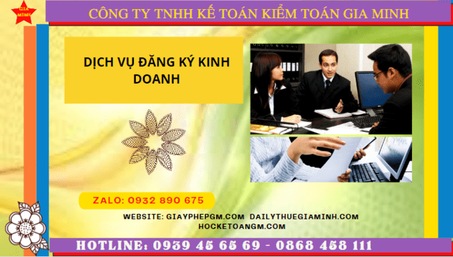 Dịch vụ đăng ký kinh doanh tại tuyên quang 4 Thủ tục đăng ký kinh doanh tại Tuyên Quang