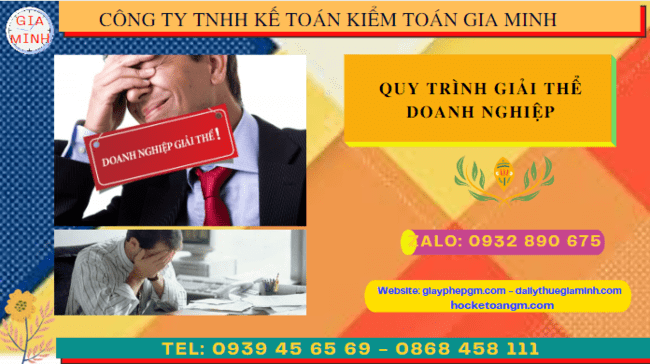 Quy trình giải thể doanh nghiệp tại Kiên Giang 4 Thủ tục để giải thể doanh nghiệp tại Kiên Giang