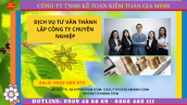 Dịch vụ tư vấn thành lập công ty chuyên nghiệp tại Bạc Liêu