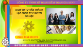 Dịch vụ tư vấn thành lập công ty chuyên nghiệp tại Thành Phố Hà Nội