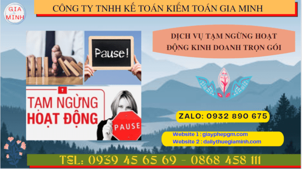 Thủ tục tạm ngừng hoạt động kinh doanh công ty tại Lâm Đồng