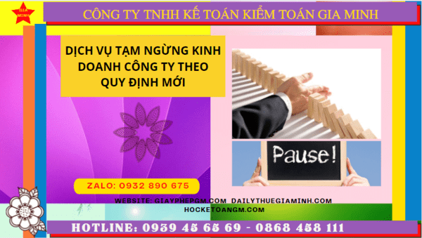 Dịch vụ tạm ngừng kinh doanh công ty tại Lạng Sơn theo quy định mới 5 Thủ tục tạm ngừng kinh doanh công ty tại Lạng Sơn