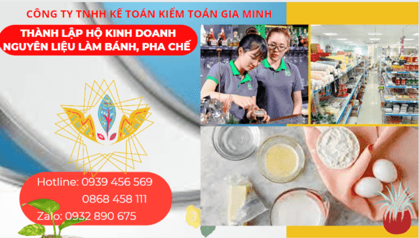 THÀNH LẬP HỘ KINH DOANH NGUYÊN LIỆU LÀM BÁNH, PHA CHẾ TẠI GIA LAI 4 Kinh nghiệm thành lập hộ kinh doanh nguyên liệu làm bánh, pha chế tại Gia Lai