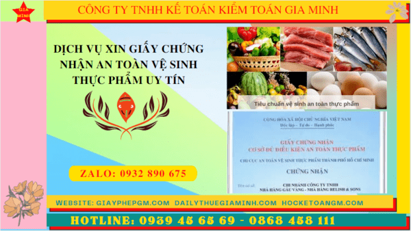 DỊCH VỤ XIN GIẤY CHỨNG NHẬN AN TOÀN VỆ SINH THỰC PHẨM UY TÍN TẠI NINH BÌNH 8 Điều kiện để cấp giấy chứng nhận an toàn vệ sinh thực phẩm tại Ninh Bình